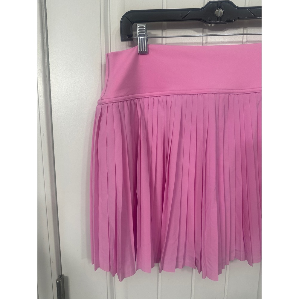 Aerie OFFLINE Pleated Tennis Skirt Pink Athletic Skort XL 170-6498-1148 - Picture 5 of 9